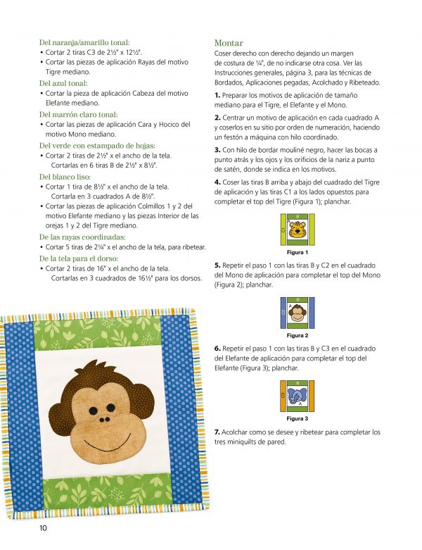 Aplicaciones De Patchwork Con Motivos Infantiles. Animales - Imagen 6