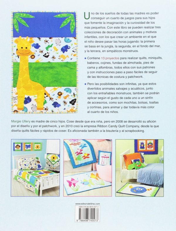 Aplicaciones De Patchwork Con Motivos Infantiles. Animales - Imagen 3