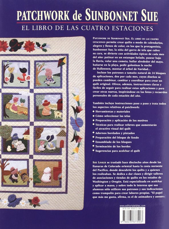 Patchwork De Sunbonnet Sue libro en Español - Imagen 2
