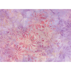 Tela CD-03723-001, Batik, 100% algodón, tonos lilas, mide 1.10 mt. ancho x 30 cm