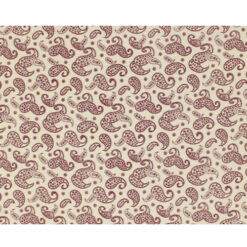 Tela BD-49724-A02, 100% algodón, diseño calabaza, fondo beige, dibujo rojo mide 1.10 mt ancho x 30 cm