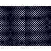Tela BD-49777-A06, 100% algodón diseño, fondo azul, puntitos blancos, mide 1.10 mt. ancho x 30 cm