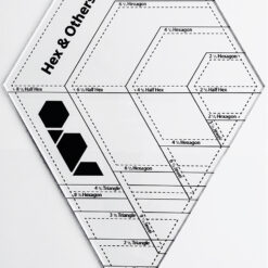 Regla Hex y Others mide 12 1/2 x 10 pulgadas