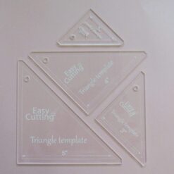 Set de plantillas triángulos x 4