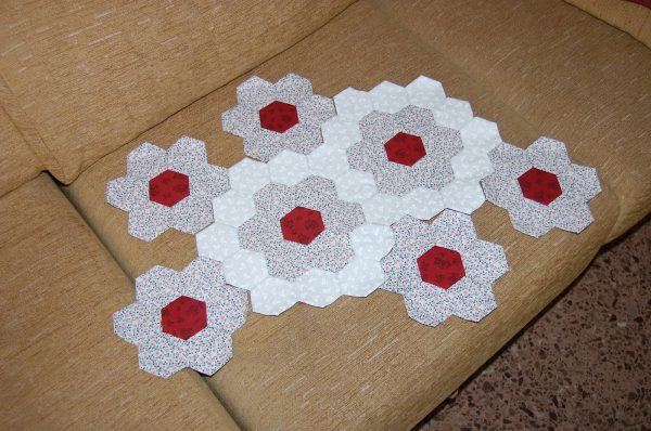 Set de plantillas hexagonos medidas 1" - 1,5" - 2" - 2,5", liberado el borde 1/4" - Imagen 2
