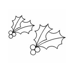 Stencil BJ58  Quilt Stencil Holly  misw 16,5 x 12,5