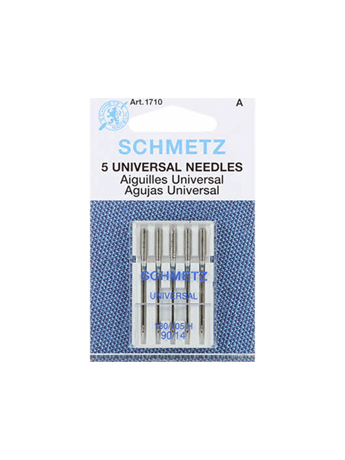 Agujas máquina coser caseras Schmetz Universal x 5 (90/14) – MundoPatchwork