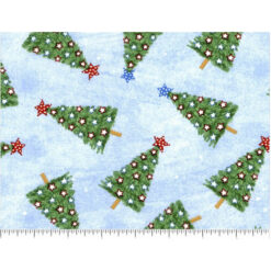 Tela BD-49692-A01 100% algodón, diseño  arboles navideños 1.10 mt. ancho x 30 cm