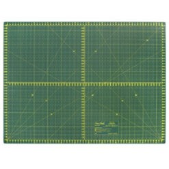 Base de Corte  reversible en cm y pulgada 60x45 cm y 18x24 pulgada color verde