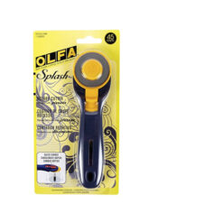 Cortador de tela 45 mm marca Olfa color  Splash azul marino