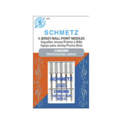 Agujas Cromo máquina coser caseras Schmetz Jersey x 5 (90/14) Punta bola