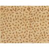 Tela T9093540, Batik, diseño hojas café fondo beige,  100% algodón, 1.10 mt. ancho x 30 cm