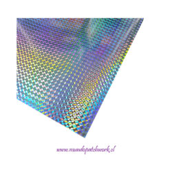 Vinilo HP 17 decorativo adhesivo Holográfico mide 30 cm ancho por 1 mt.