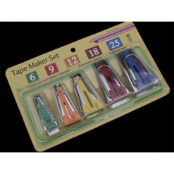 Juego de herramienta para hacer bies (sesgo) x 5 herramientas 6mm - 9mm - 12mm - 18mm - 25mm