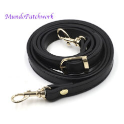 Manilla para bolso mide 120 mm largo, x 1,2 mm ancho, color negro