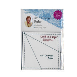 Regla On Point "Quilts in a Day" mide 4 1/2 pulgada - Cometa