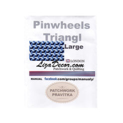Regla Pinwheels Triangl  Liza Decor mide 6 pulg