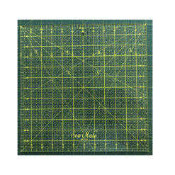 Regla cuadrada 12x12 pulgadas Sew Mate lineas color amarilla