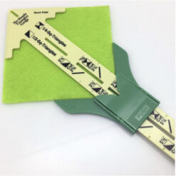 Regla indicadora para triangulos, mide 7 pulgadas