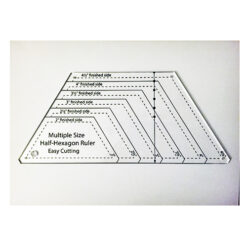 Regla 1/2 Hexagono mide desde 2 a 4,5 pulgadas