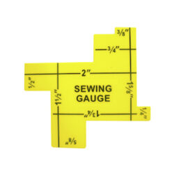 Regla medidor de costura en pulgada