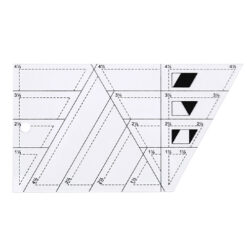 Regla acrilica trapezoide