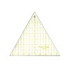 Regla triangular  9 1/4 x 8 pulgadas Sew Mate color amarilla
