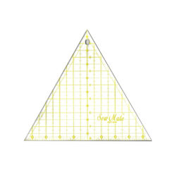 Regla triangular  9 1/4 x 8 pulgadas Sew Mate color amarilla