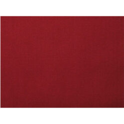 Color sólido rojo escarlata, mide 1.10 mt ancho x 30 cm