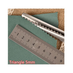 Tijera ZIG ZAG mide 23,5cm corta triangulos de 5mm