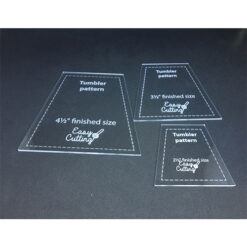 Set de plantillas tumbler 3 piezas 2 1/2 - 31/2 -4 1/2