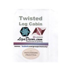 Plantilla Twisted Log Cabin Liza Decor