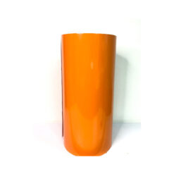 Vinilo adhesivo Nª 020, color naranja brillante, mide 30 cm x 1 mt.