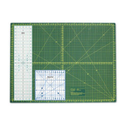 Kit Base de corte 45x60 cm y pulgada, reglas 15x30 y 15x60 cm