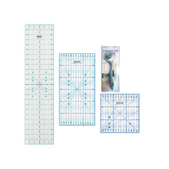 Kit Set reglas antideslizante Golden Way en cm + cortador Golden Way 45 mm