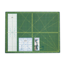 Kit Base 45x60 cm + set reglas antideslizante en cm + cortador GoldenWay 45 mm