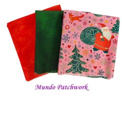 Tela Nº 103211 - 100% algodón Compose  x 3 diseños, cada uno mide 1,10mt x 30cm