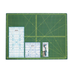 Kit Base 45x60 cm + set reglas antideslizante en cm + cortador Golden Way 45 mm