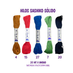 Hilo - H055 -Olympus Sashiko 20 mt (100% algodón)x unidad se venden