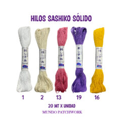 Hilo - H056 -Olympus Sashiko 20 mt (100% algodón)x unidad se venden