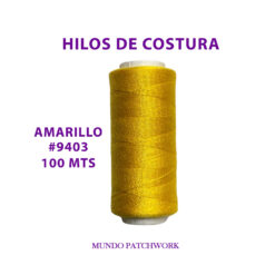 Hilo costura color amarillo