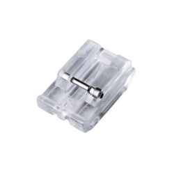 Pie transparente para cierre invisible