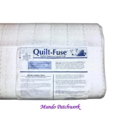 Quilt Fuse, Fusible en 1 lado con cuadricula de 2 pulgadas 50cm x 1,20mt ancho, con adhesivo un lado