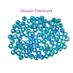 Brillos Hotfix color agua marina x 87 unidades SS20 (4,6mm)