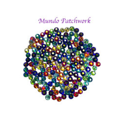 Cristal Hotfix color cristal mix colores tornasol  x 1440 unidades SS20 (3mm)