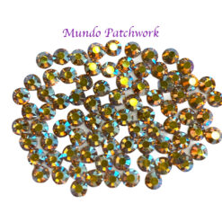 Cristal Hotfix color  topacio  x 150 unidades SS16 (4,0mm)