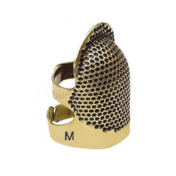 Dedal metalico vintage medida M, mide 0,7 x 0,98 mm