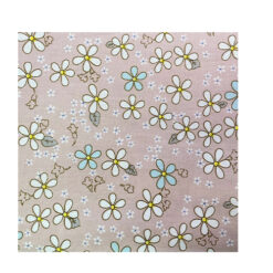 100% algodón, diseño floral