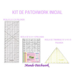 Kit  240  Patchwork  Set reglas en pulgadas x 3