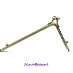 Marco metàlico para monedero mide 18,5 x 10,5cm